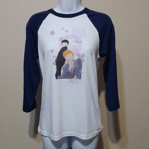Custom Mob Psycho 100 Graphic Raglan Sleeve Shirt